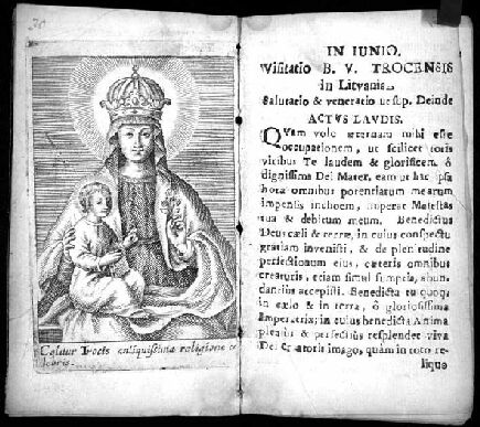    .   Methodus peregrinationis menstruae Marianae proposita a p. Ioanne Drews Societatis Iesu, anno M. DC. LXXXIV.  Vilnae: Typis Academicis, [1684].