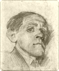 Бруна Шульц, Аўтапартрэт, 1933 Бруна Шульц, Аўтапартрэт, 1933